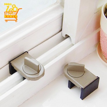 Locks to block sliding doors, sliding doors