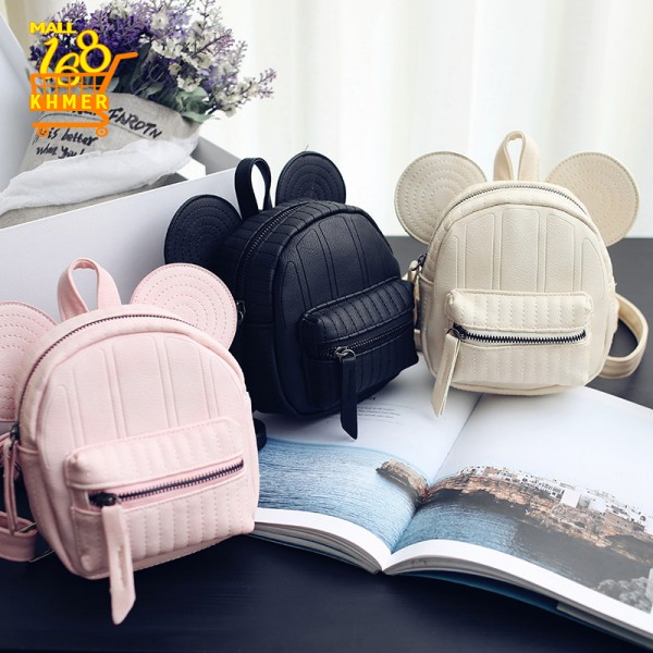 Rabbit ear backpack with front compartment