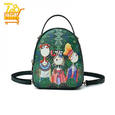 Backpacks and bags mini 3D Russian girl 