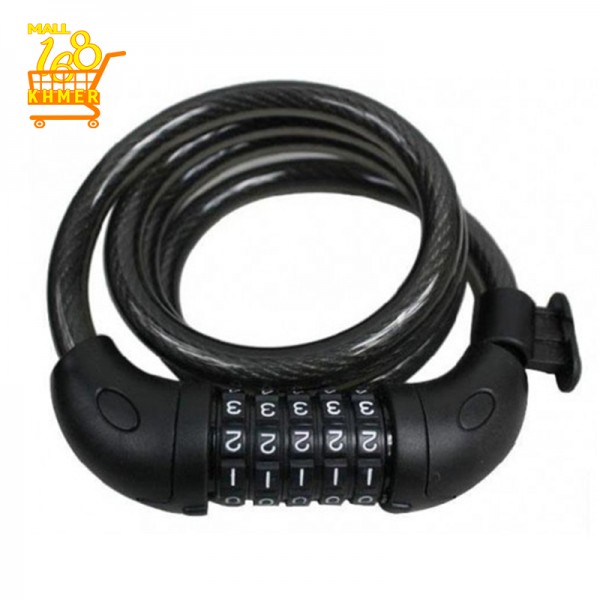 Bicycle and motorbike lock with 5-digit password
