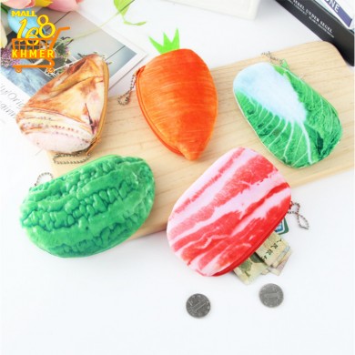 3D Mini Handbag Vegetables, Tubers, Meat